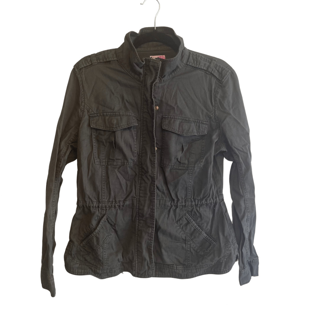 Candie's Army Green Utility Jacket Size Large